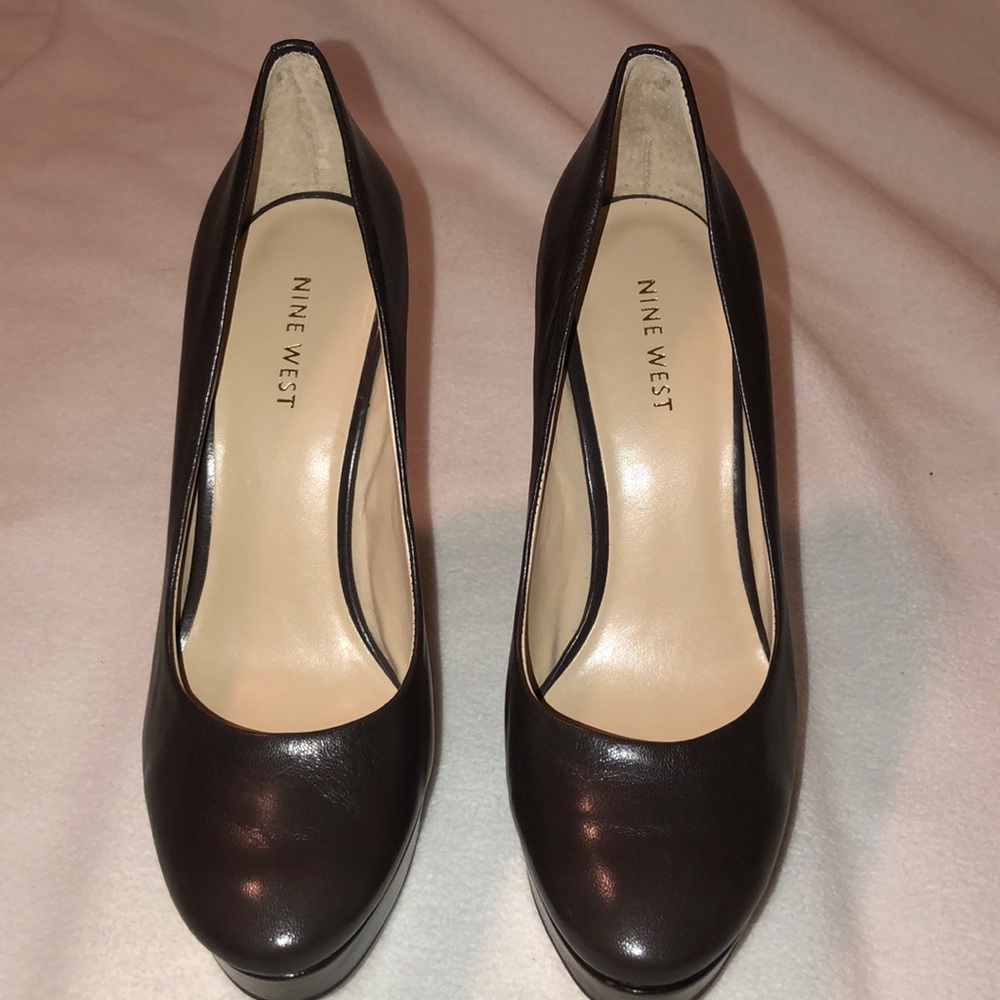 Brown Platform Nine West Heels